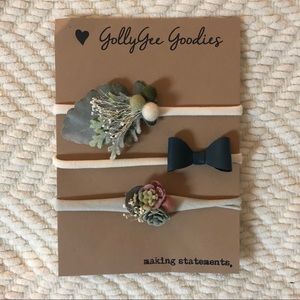 Infant Succulent Headbands